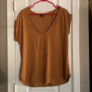XL Goldish Brown short sleeve